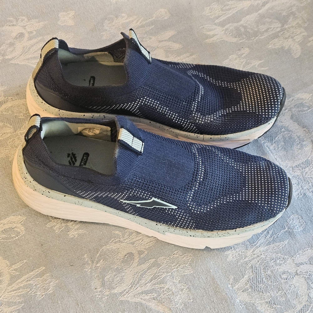 Avia Blue Slip On Sneakers Arch Support Sz 9 - Picture 2 of 8